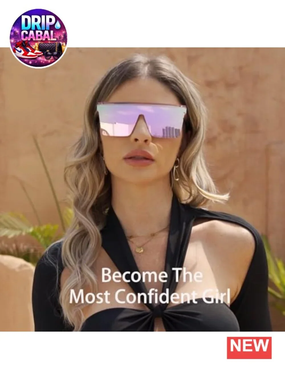 Oversized Square Sunglasses UV400 Retro Flat Top Shades for Women Men
